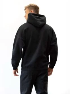 Kobe Italic Relaxed Hoodie - Black -Blakely Clothing Store 2011BIBLACKHOOD03D 8fb30bca 183b 4651 ac21 70975c0198a9