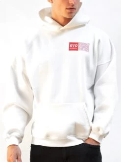 Tribeca 610 Relaxed Hoodie - Flat White -Blakely Clothing Store 2011NMARLWHITE02D