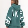Isabel Oversized Hoodie - Dusty Teal -Blakely Clothing Store 2011WGreenLEADD