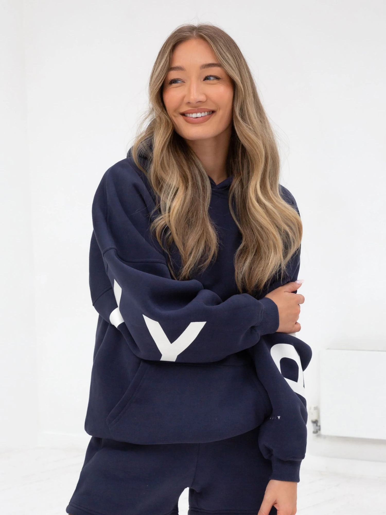 Isabel Oversized Hoodie - Classic Navy 5 Isabel Oversized Hoodie - Classic Navy - Image 5