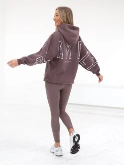 Outline Isabel Oversized Hoodie - Mauve Brown -Blakely Clothing Store 20120LightBrown 10D