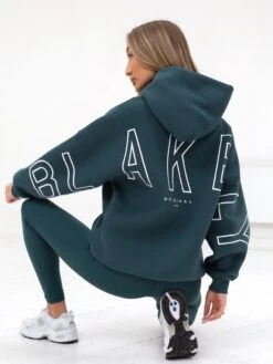 Outline Isabel Oversized Hoodie - Teal Green