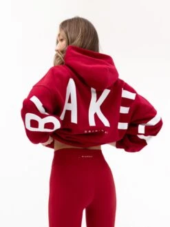 Isabel Oversized Hoodie - Cherry Red 11 Isabel Oversized Hoodie - Cherry Red -Blakely Clothing Store 2012GRED04D