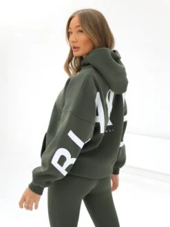 Isabel Oversized Hoodie - Khaki Green -Blakely Clothing Store 2012GkhakigreenLEADD