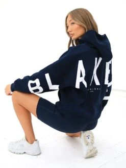 Isabel Oversized Hoodie - Navy Blue 10 Isabel Oversized Hoodie - Navy Blue -Blakely Clothing Store 2012GnavyD 1