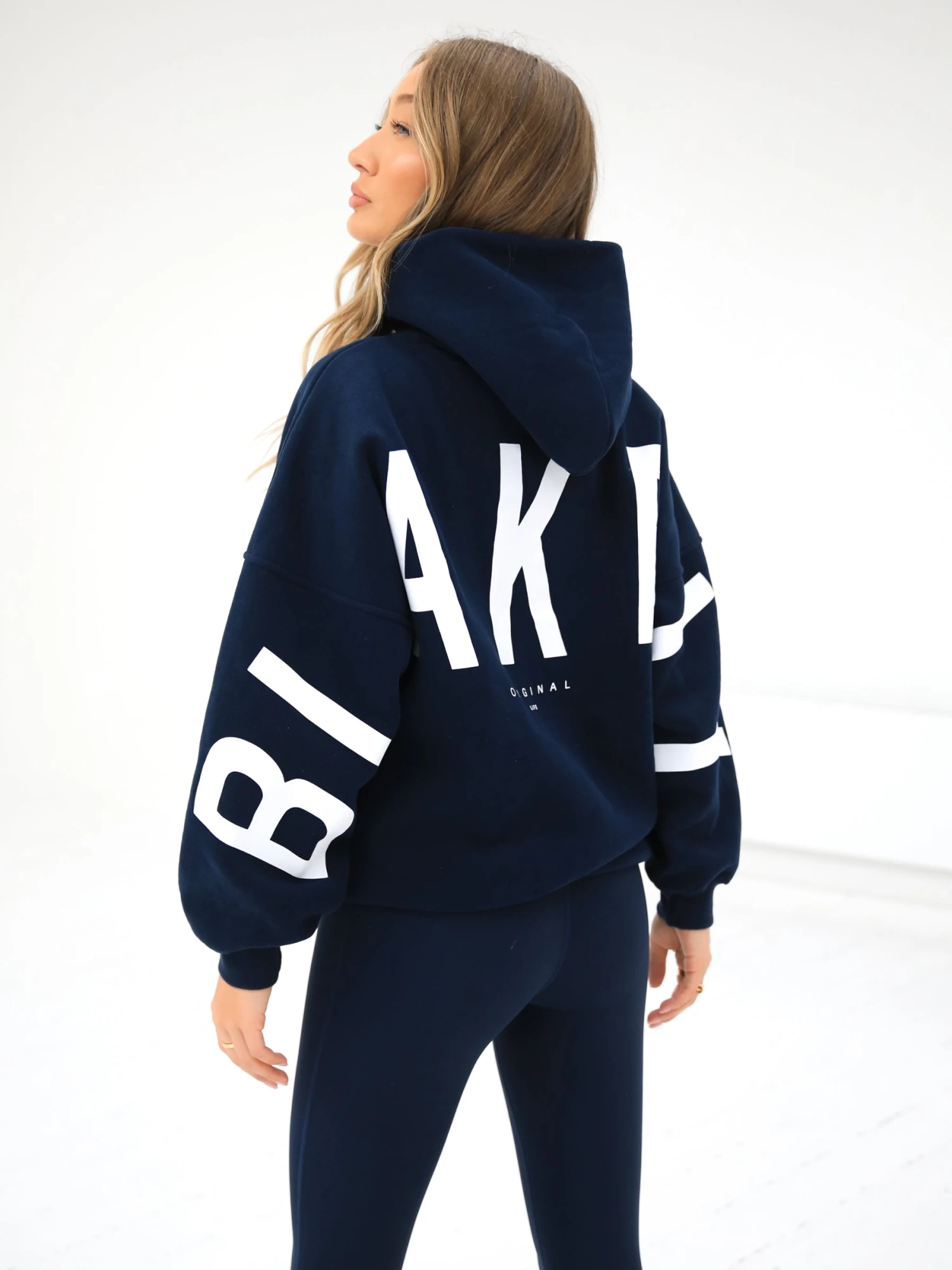 Isabel Oversized Hoodie - Navy Blue 1 Isabel Oversized Hoodie - Navy Blue