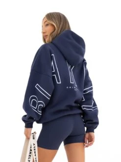 Outline Isabel Oversized Hoodie - True Navy