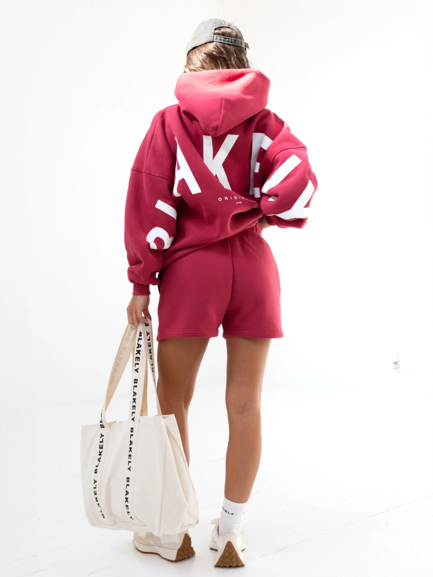 Isabel Oversized Hoodie - Deep Pink 3 Isabel Oversized Hoodie - Deep Pink - Image 3