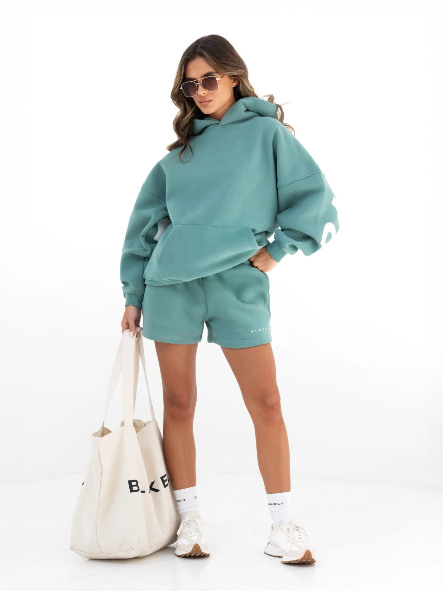 Isabel Oversized Hoodie - Deep Sage 2 Isabel Oversized Hoodie - Deep Sage - Image 2