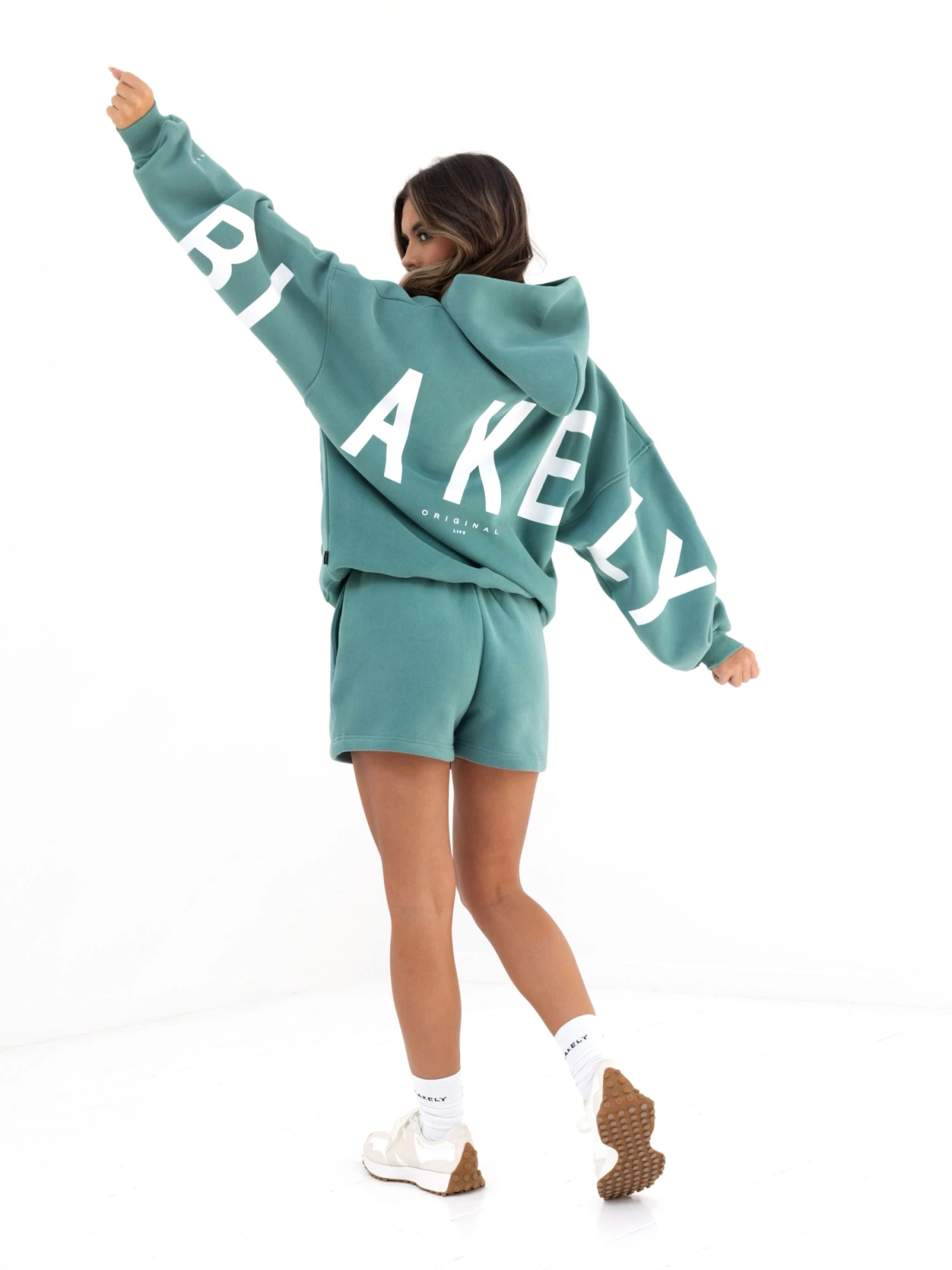 Isabel Oversized Hoodie - Deep Sage 3 Isabel Oversized Hoodie - Deep Sage - Image 3