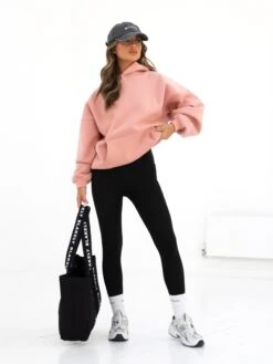 Isabel Oversized Hoodie - Peach Pink -Blakely Clothing Store 2012WPEACHPINK02D