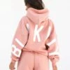 Isabel Oversized Hoodie - Peach Pink -Blakely Clothing Store 2012WPEACHPINK03D