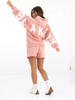 Isabel Oversized Hoodie - Peach Pink -Blakely Clothing Store 2012WPEACHPINK04D