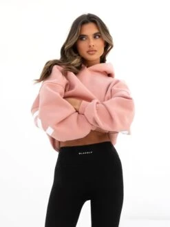 Isabel Oversized Hoodie - Peach Pink -Blakely Clothing Store 2012WPEACHPINK05D