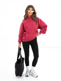 Isabel Oversized Hoodie - Deep Pink 9 Isabel Oversized Hoodie - Deep Pink -Blakely Clothing Store 2012WSANGRIARED02D