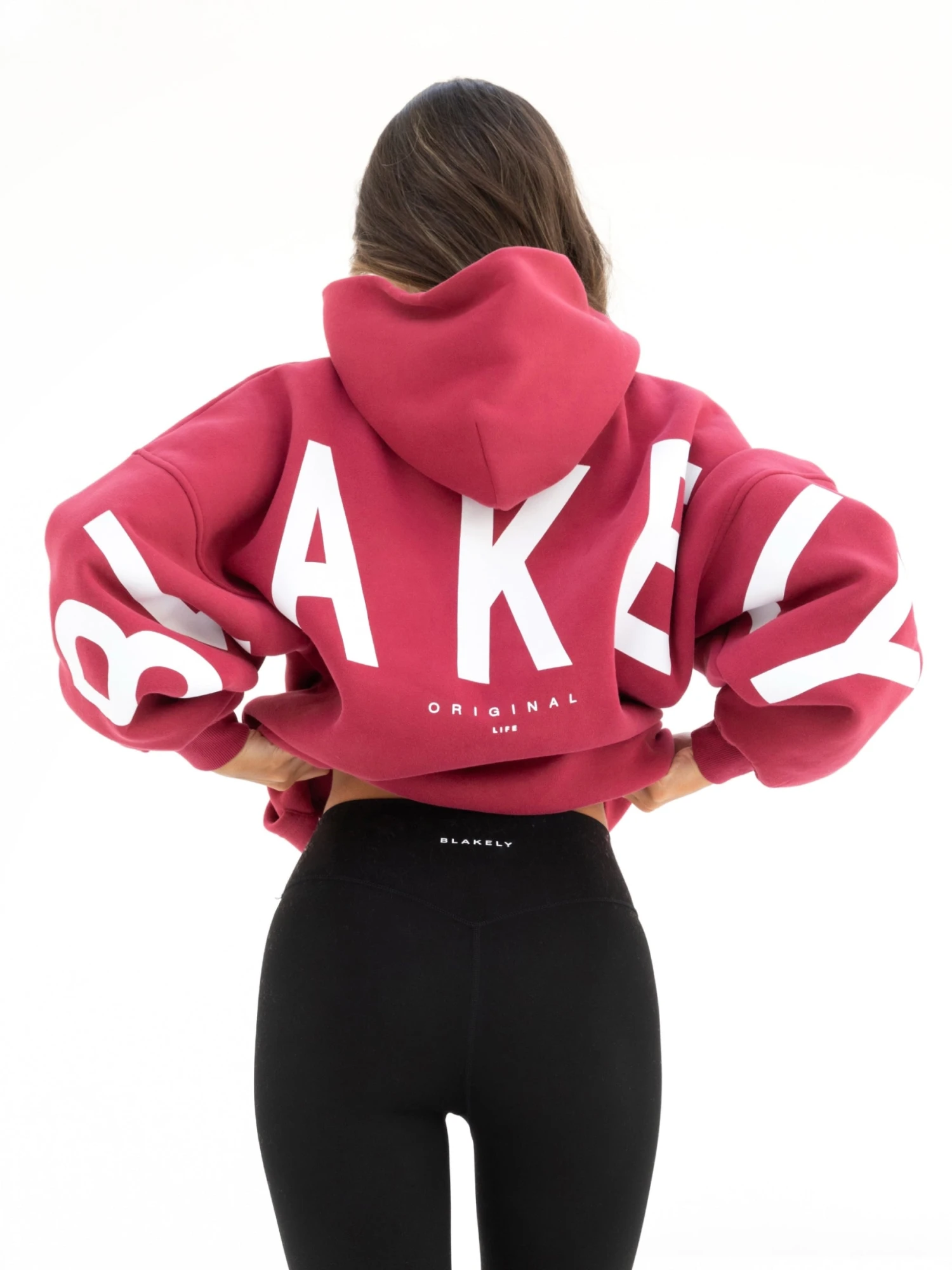 Isabel Oversized Hoodie - Deep Pink 5 Isabel Oversized Hoodie - Deep Pink - Image 5