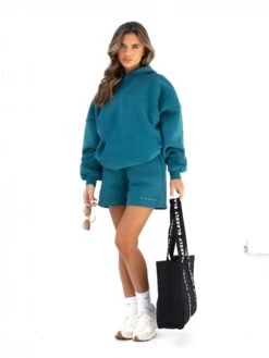 Isabel Oversized Hoodie - Storm Teal -Blakely Clothing Store 2012WSTORMTEAL02D