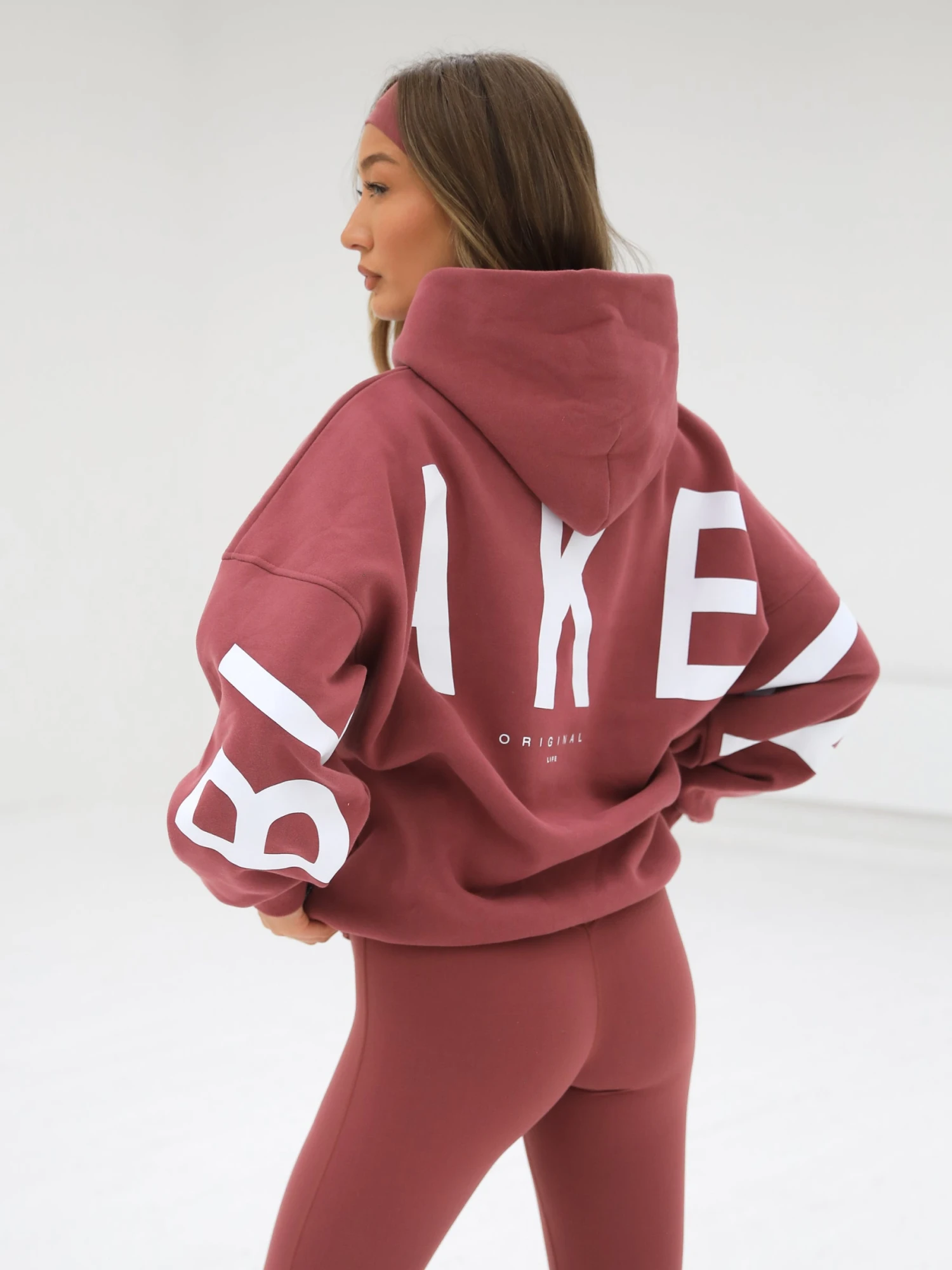 Isabel Oversized Hoodie - Berry 6 Isabel Oversized Hoodie - Berry - Image 6