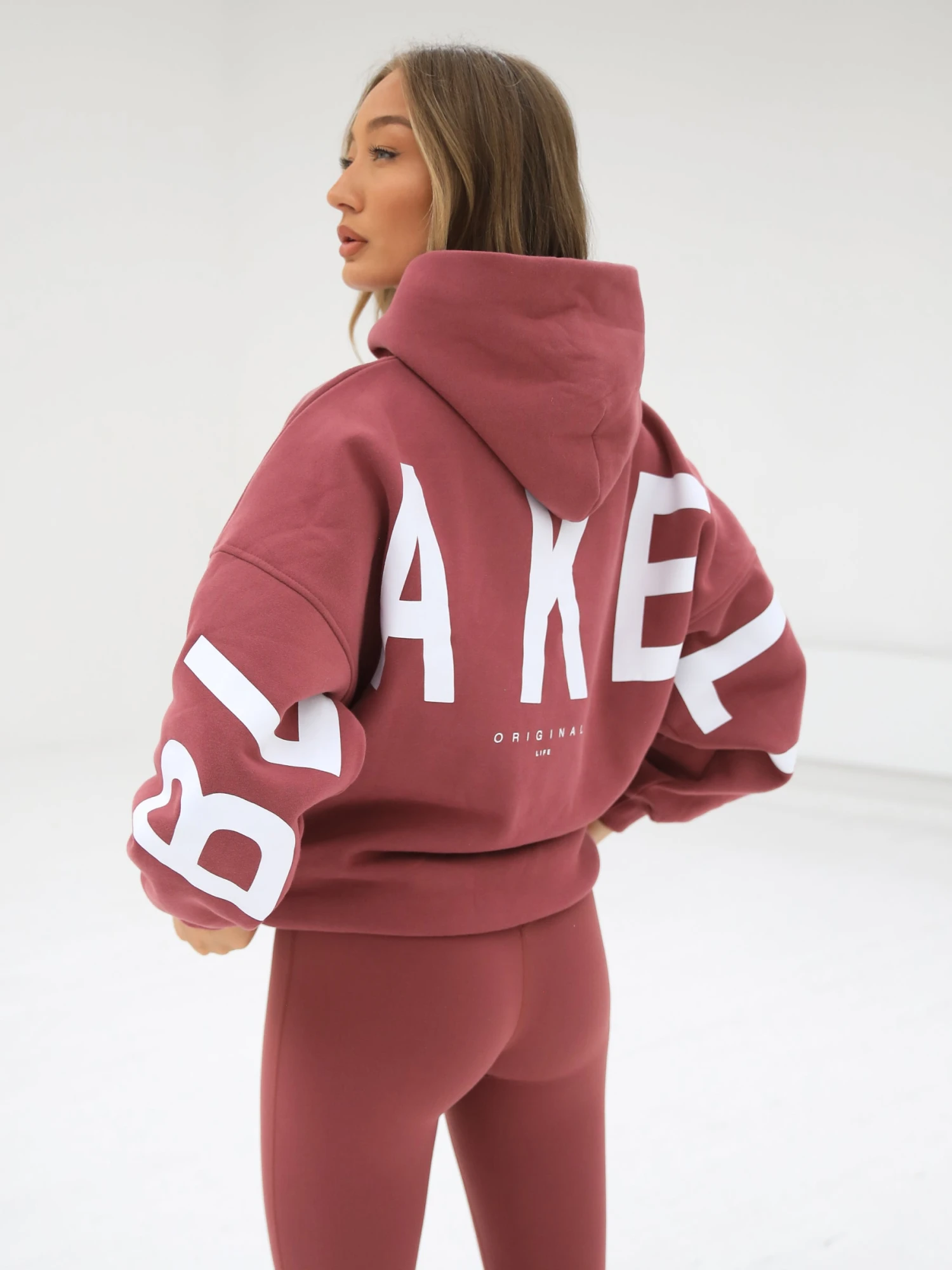 Isabel Oversized Hoodie - Berry 1 Isabel Oversized Hoodie - Berry