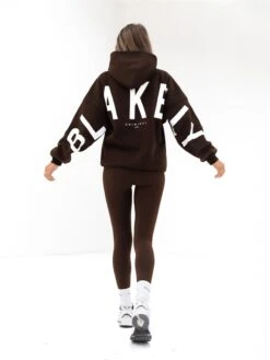 Isabel Oversized Hoodie - Coffee Bean -Blakely Clothing Store 2012XBROWN04D