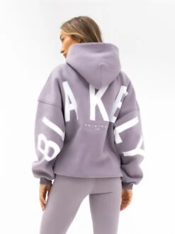 Isabel Oversized Hoodie - Soft Purple