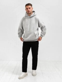 Outline Idris Oversized Hoodie - Marl Grey 10 Outline Idris Oversized Hoodie - Marl Grey -Blakely Clothing Store 20130MARLGREY 01D