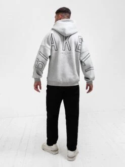 Outline Idris Oversized Hoodie - Marl Grey 9 Outline Idris Oversized Hoodie - Marl Grey -Blakely Clothing Store 20130MARLGREY 05D