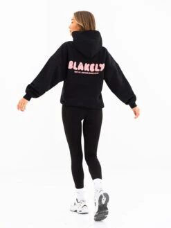 Cloud Print Oversized Hoodie - Black -Blakely Clothing Store 2015 1BLACK01D
