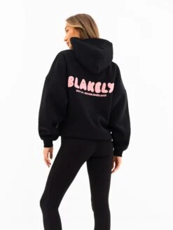 Cloud Print Oversized Hoodie - Black -Blakely Clothing Store 2015 1BLACK04D