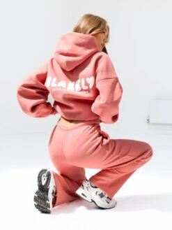 Cloud Print Oversized Hoodie - Sunrise Coral 8 Cloud Print Oversized Hoodie - Sunrise Coral -Blakely Clothing Store 2015 1CORAL01D