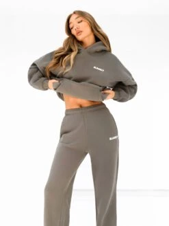 Cloud Print Oversized Hoodie - Safari Green -Blakely Clothing Store 2015 1SAFARI04D