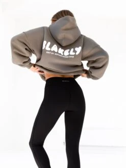 Cloud Print Oversized Hoodie - Safari Green -Blakely Clothing Store 2015 1SAFARI06D