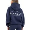 Active Studios Oversized Hoodie - True Navy -Blakely Clothing Store 2015CNAVY03LEADD