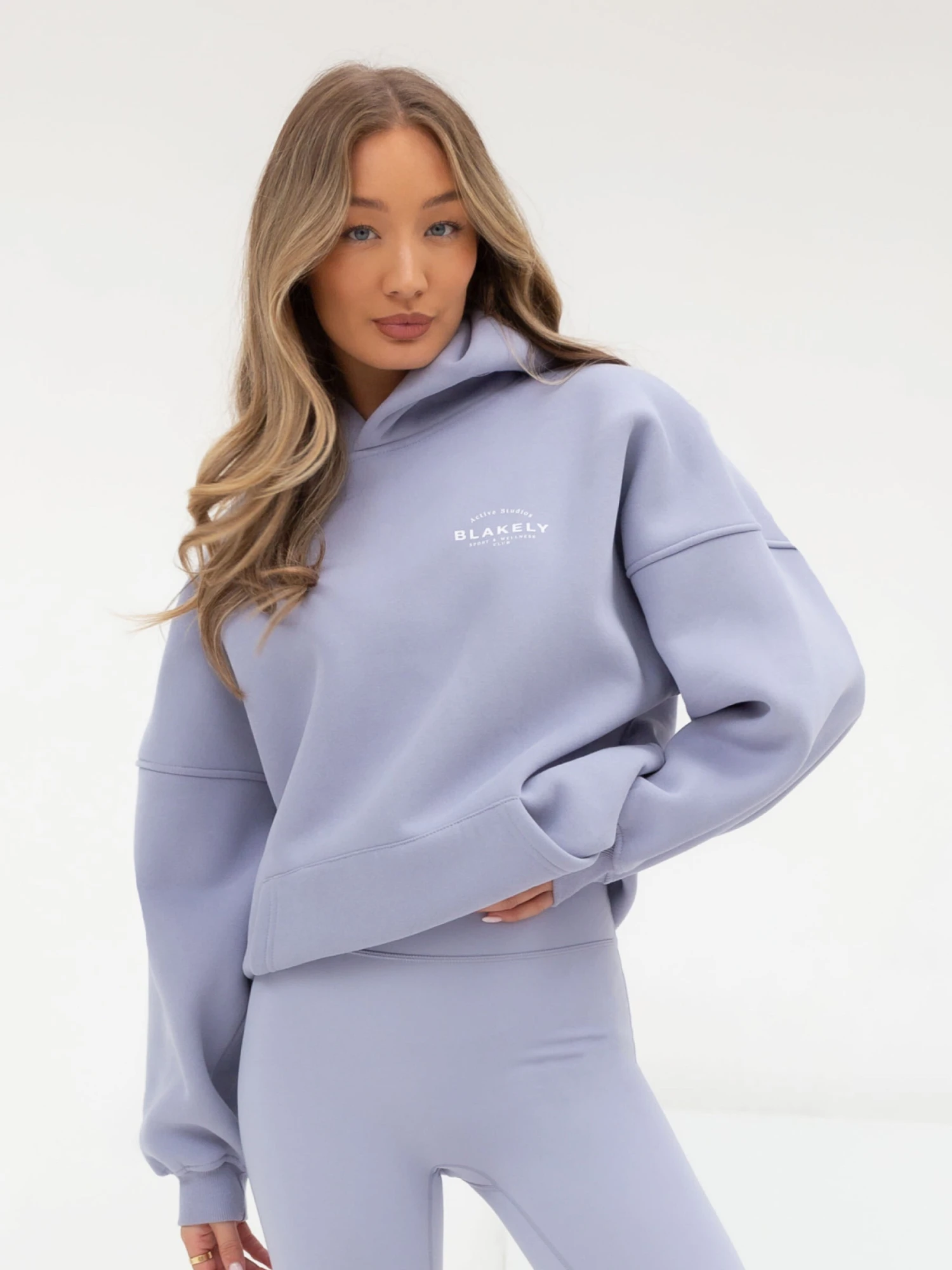 Active Studios Oversized Hoodie - Light Violet 2 Active Studios Oversized Hoodie - Light Violet - Image 2