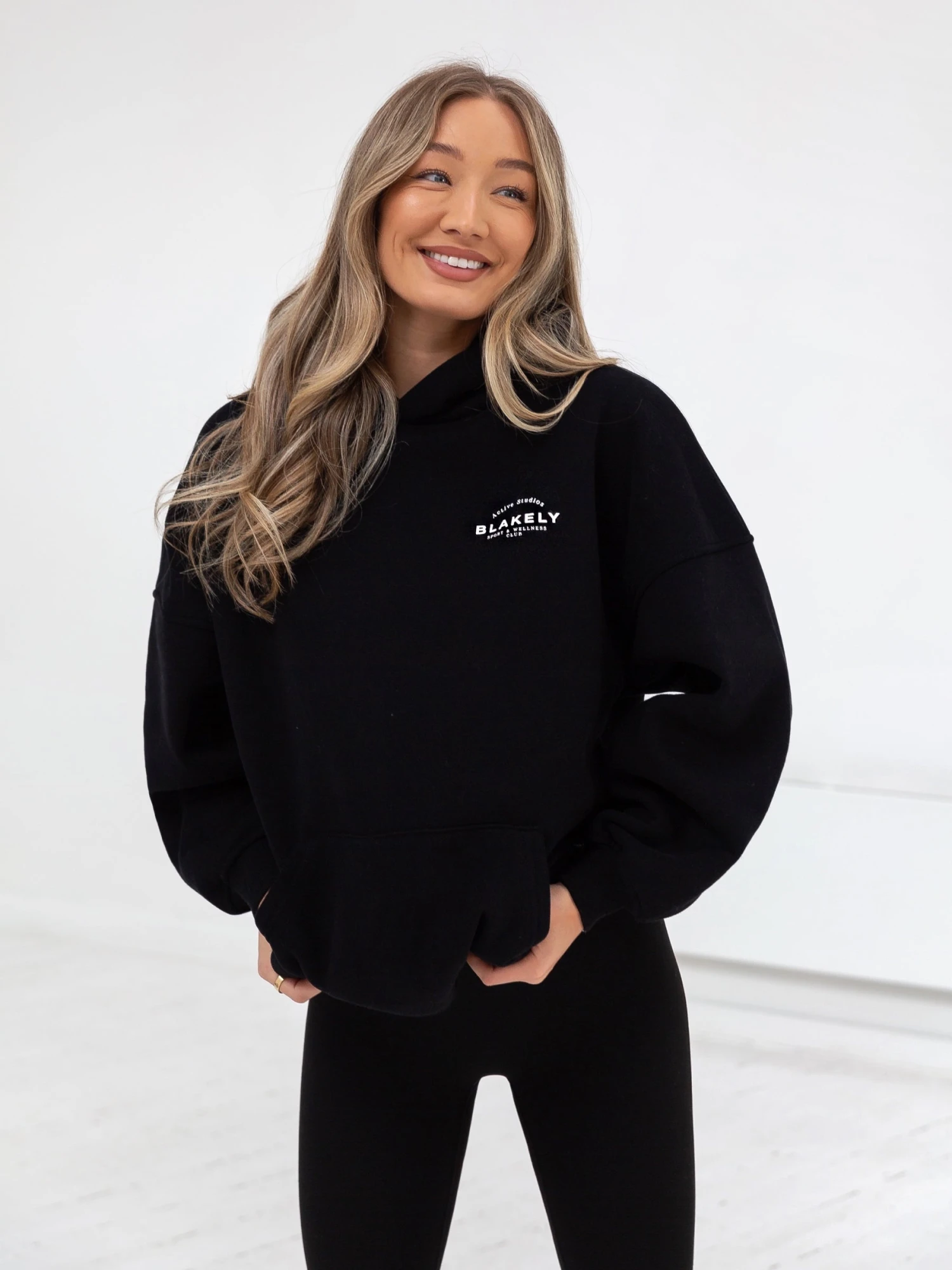 Active Studios Oversized Hoodie - Black 2 Active Studios Oversized Hoodie - Black - Image 2