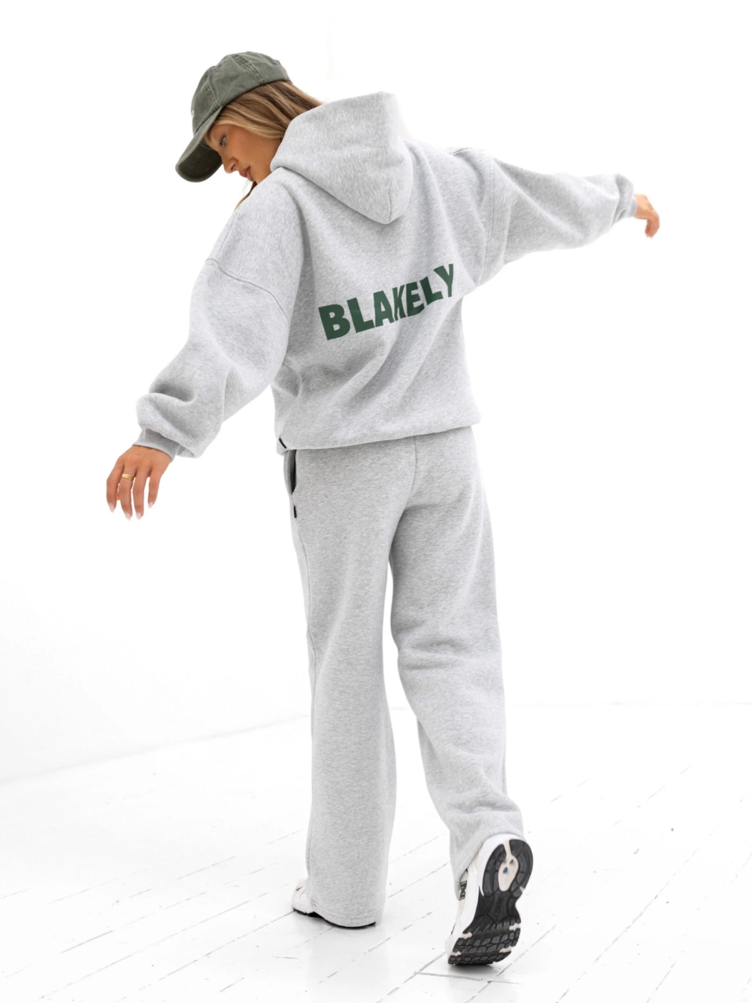 Amelie Oversized Hoodie - Marl Grey 3 Amelie Oversized Hoodie - Marl Grey - Image 3