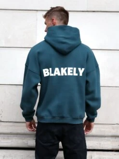 Blakely Arlo Relaxed Hoodie - Teal Green