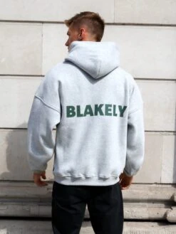 Blakely Arlo Relaxed Hoodie - Marl Grey