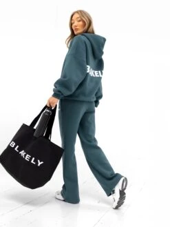 Amelie Oversized Hoodie - Teal Green -Blakely Clothing Store 2016OTEALGREEN02D