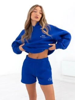 Italia Oversized Hoodie - Cobalt Blue -Blakely Clothing Store 201BWBLUE 05D