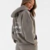 Italia Oversized Hoodie - Stone Grey 12 Italia Oversized Hoodie - Stone Grey -Blakely Clothing Store 201BW GREY LEADD