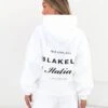 Italia Oversized Hoodie - Flat White -Blakely Clothing Store 201BW WHITE LEADD