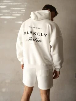 Italia Relaxed Hoodie - Flat White 9 Italia Relaxed Hoodie - Flat White -Blakely Clothing Store 201MBFlatWhite 05D