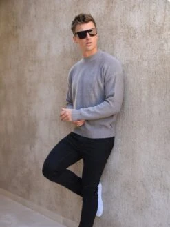 Huxley Knit Jumper - Sand -Blakely Clothing Store 2025Sand 03D