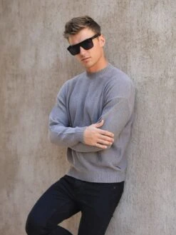 Huxley Knit Jumper - Sand -Blakely Clothing Store 2025Sand 05D