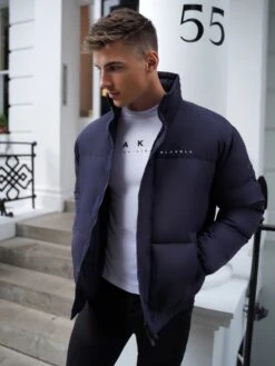 Fallon Coat - Navy -Blakely Clothing Store 2028CoatNavy2D