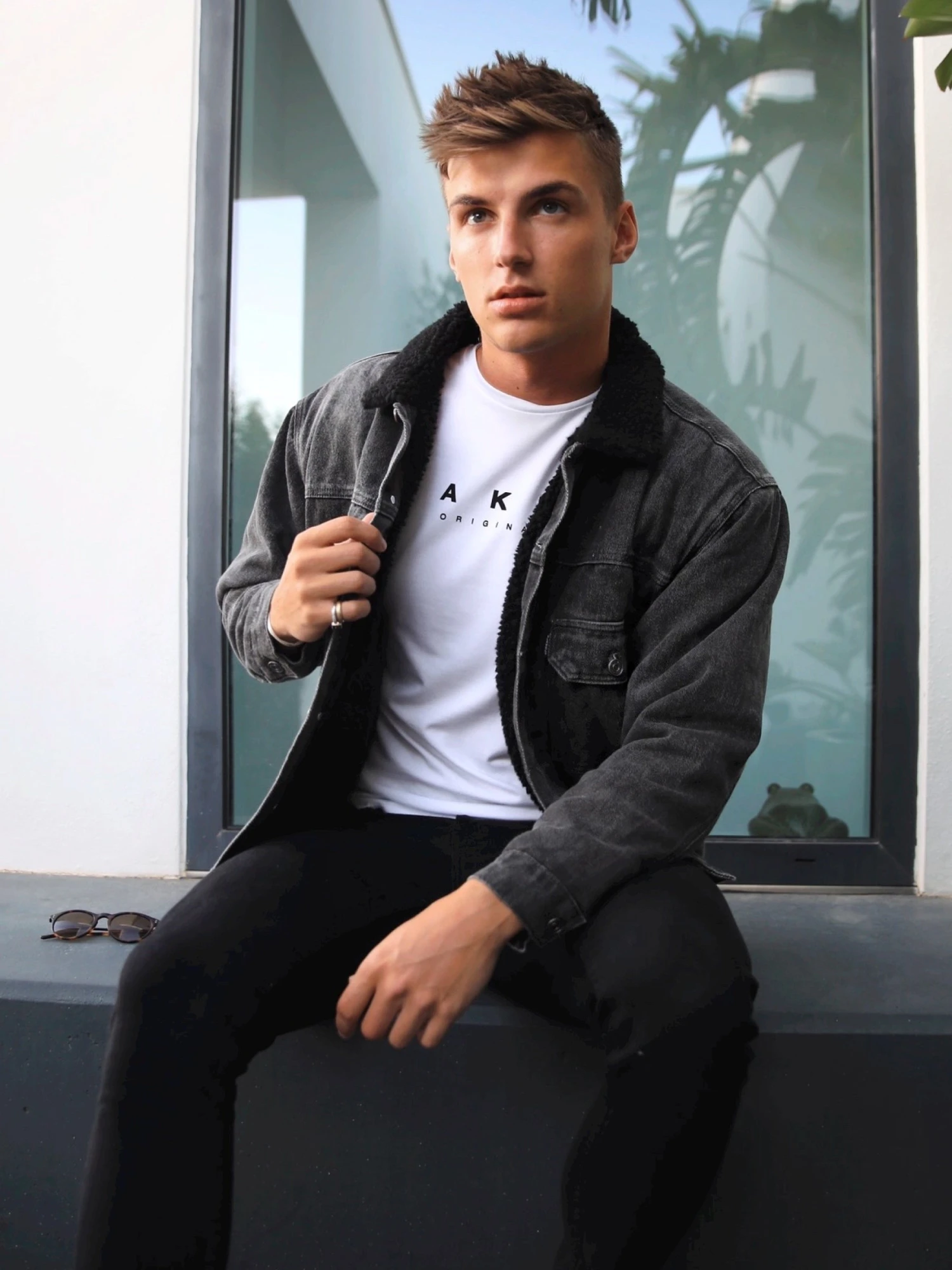 Rapha Denim Jacket - Charcoal 2 Rapha Denim Jacket - Charcoal - Image 2