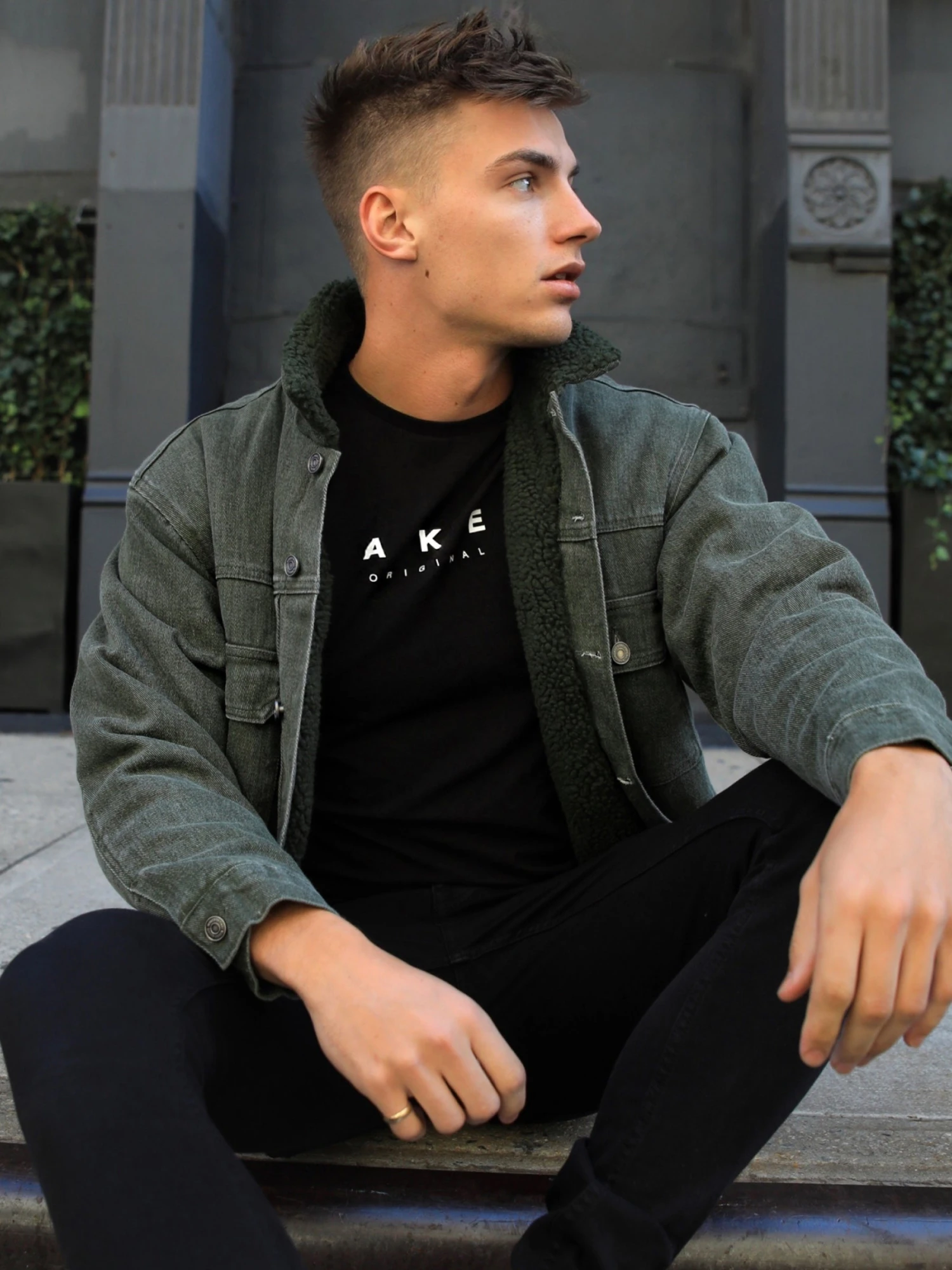 Rapha Denim Jacket - Green 1 Rapha Denim Jacket - Green