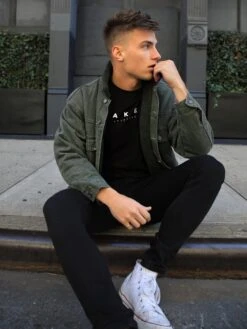 Rapha Denim Jacket - Green 11 Rapha Denim Jacket - Green -Blakely Clothing Store 2029GREEND 1