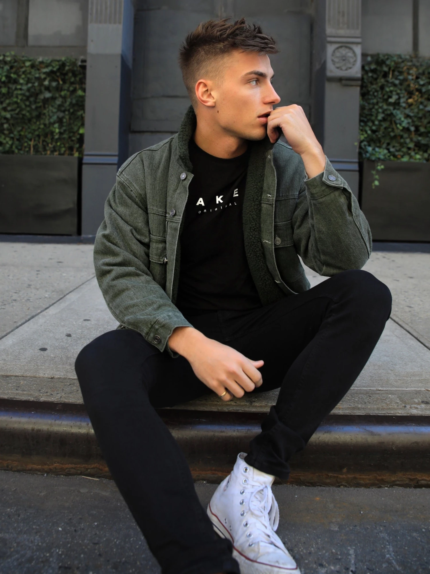 Rapha Denim Jacket - Green 4 Rapha Denim Jacket - Green - Image 4